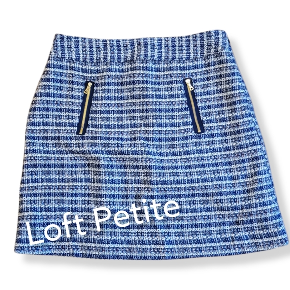 Loft Plaid Miniskirt - Picture 1 of 4